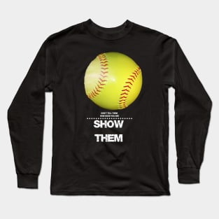 Baseball Gift for Player or Coach Long Sleeve T-Shirt